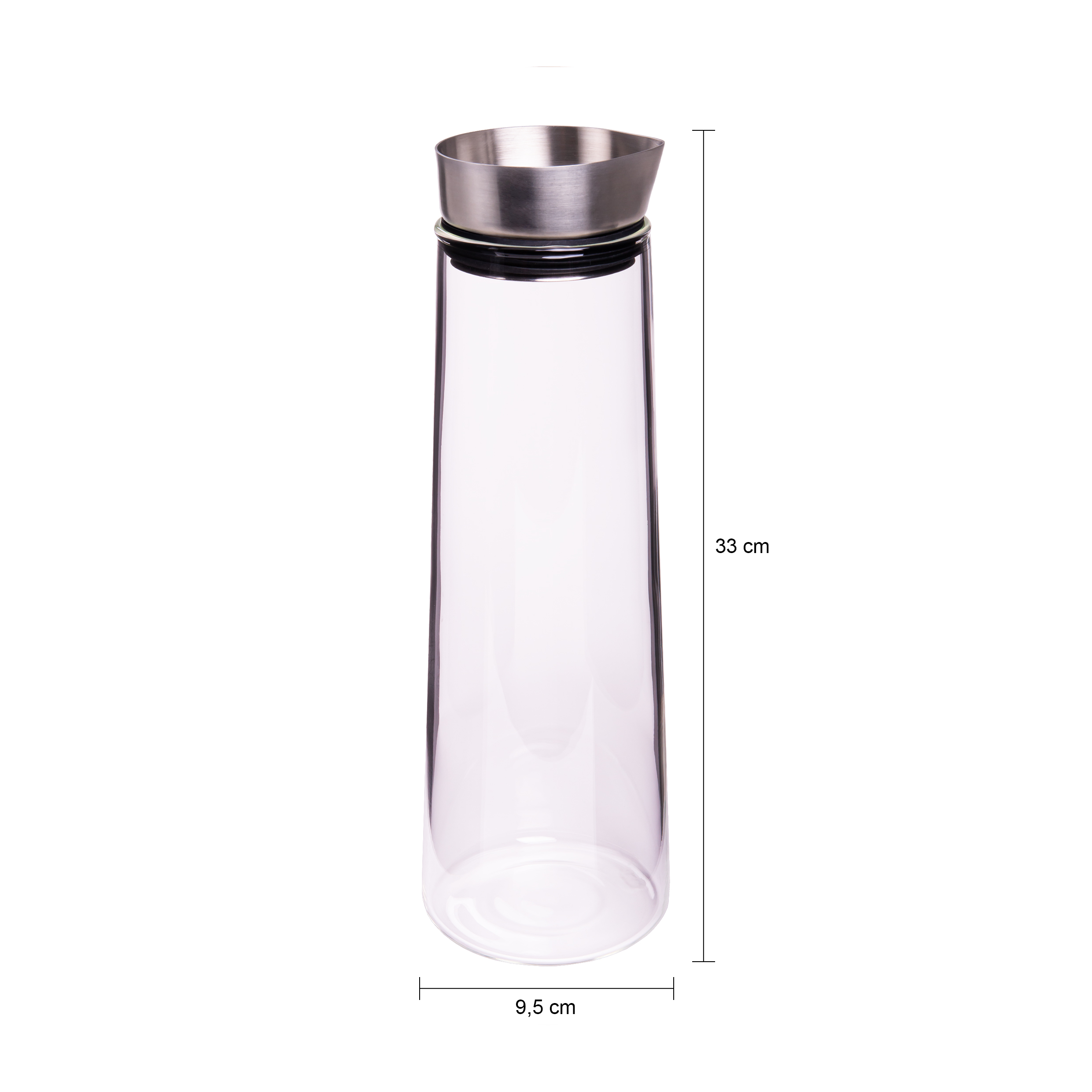Krumble glazen water karaf – 1 liter