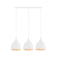 witte hanglamp met 3 lichtpunten