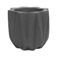 bloempot bruin cement QUVIO