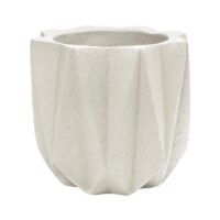 bloempot lichtgrijs cement QUVIO