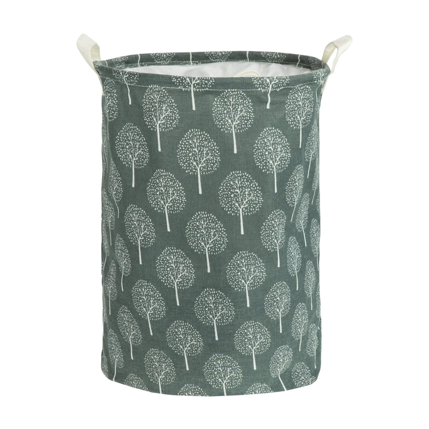 Wasmand met boom patroon