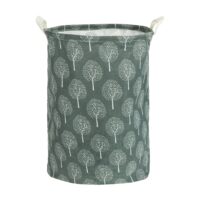 Wasmand met boom patroon