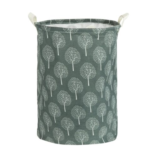Wasmand met boom patroon