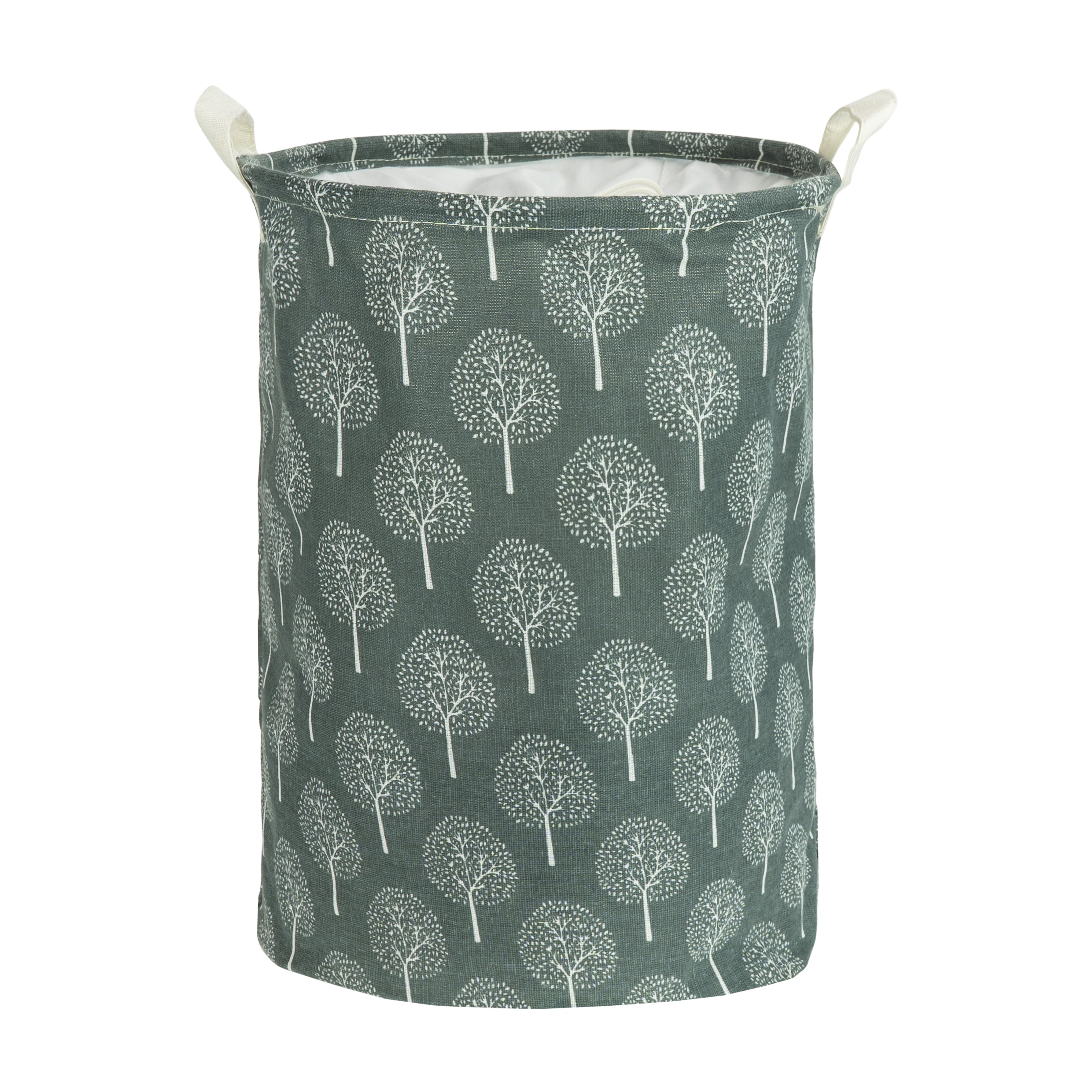 Wasmand met boom patroon