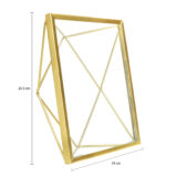 Hexagon fotolijst in het goud