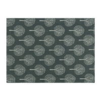 Katoenen placemat met boom patroon
