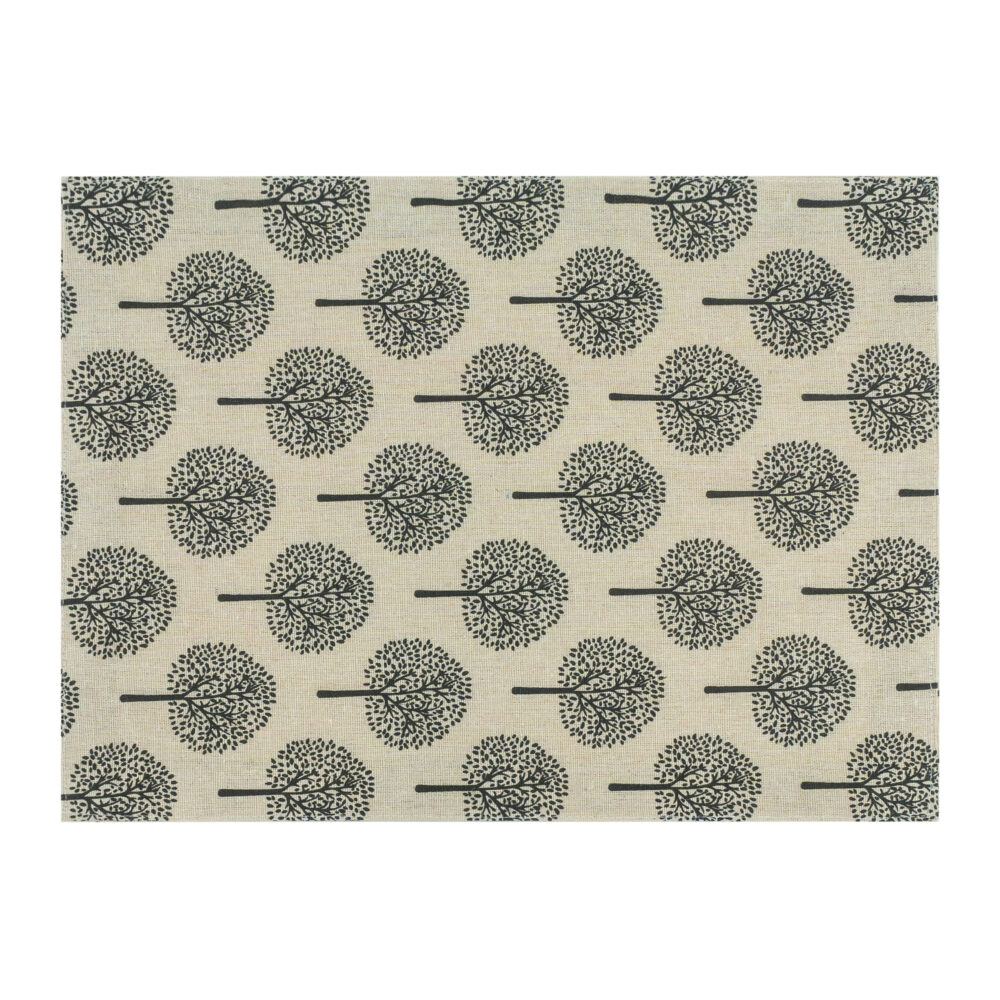 Beige placemat met boom patroon