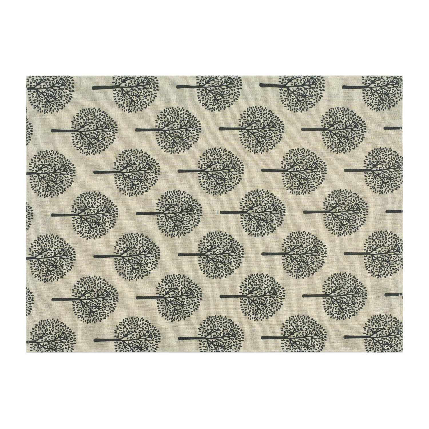 Beige placemat met boom patroon