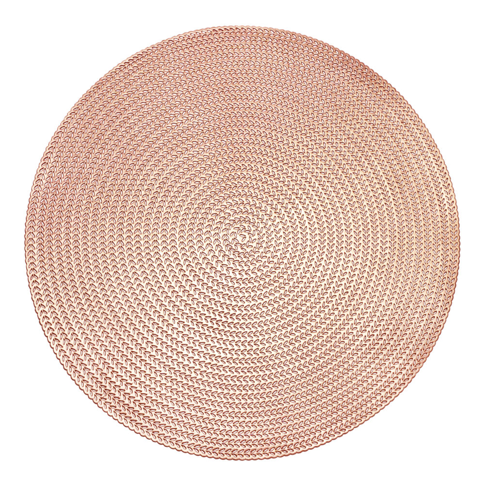 Roségouden placemat van PVC