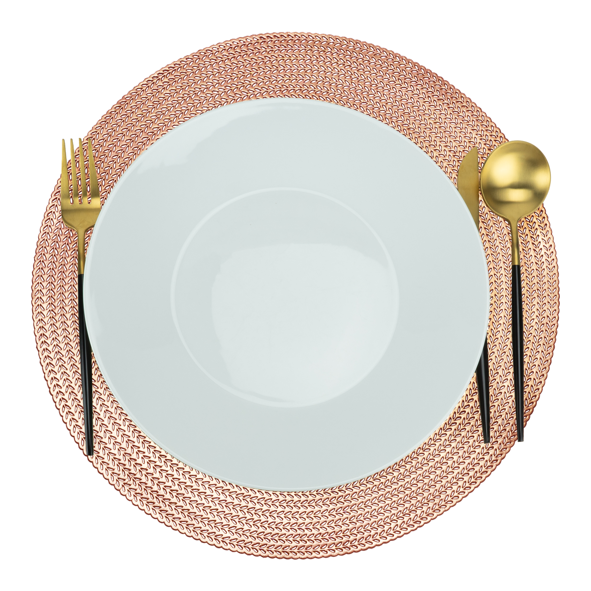 Roségouden placemat van PVC