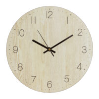 Houten wandklok