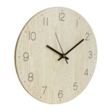 Houten wandklok