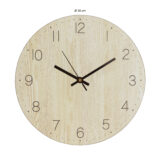 Houten wandklok