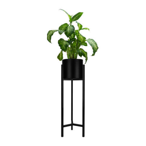 plantenstandaard met metalen pot
