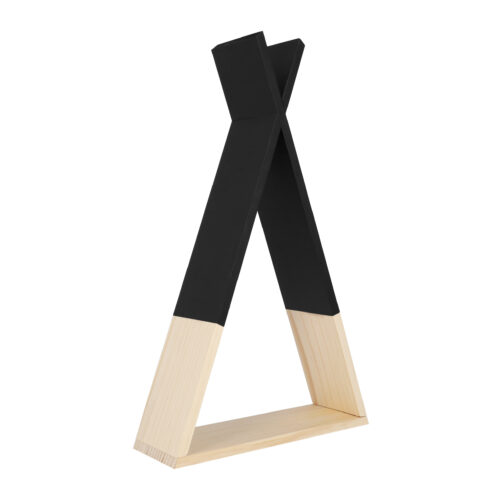 Wandplank Driehoek Zwart