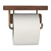 Toiletrolhouder met plank
