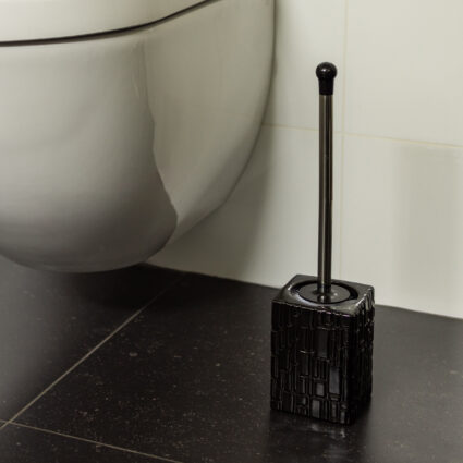 toiletborstel keramiek zwart