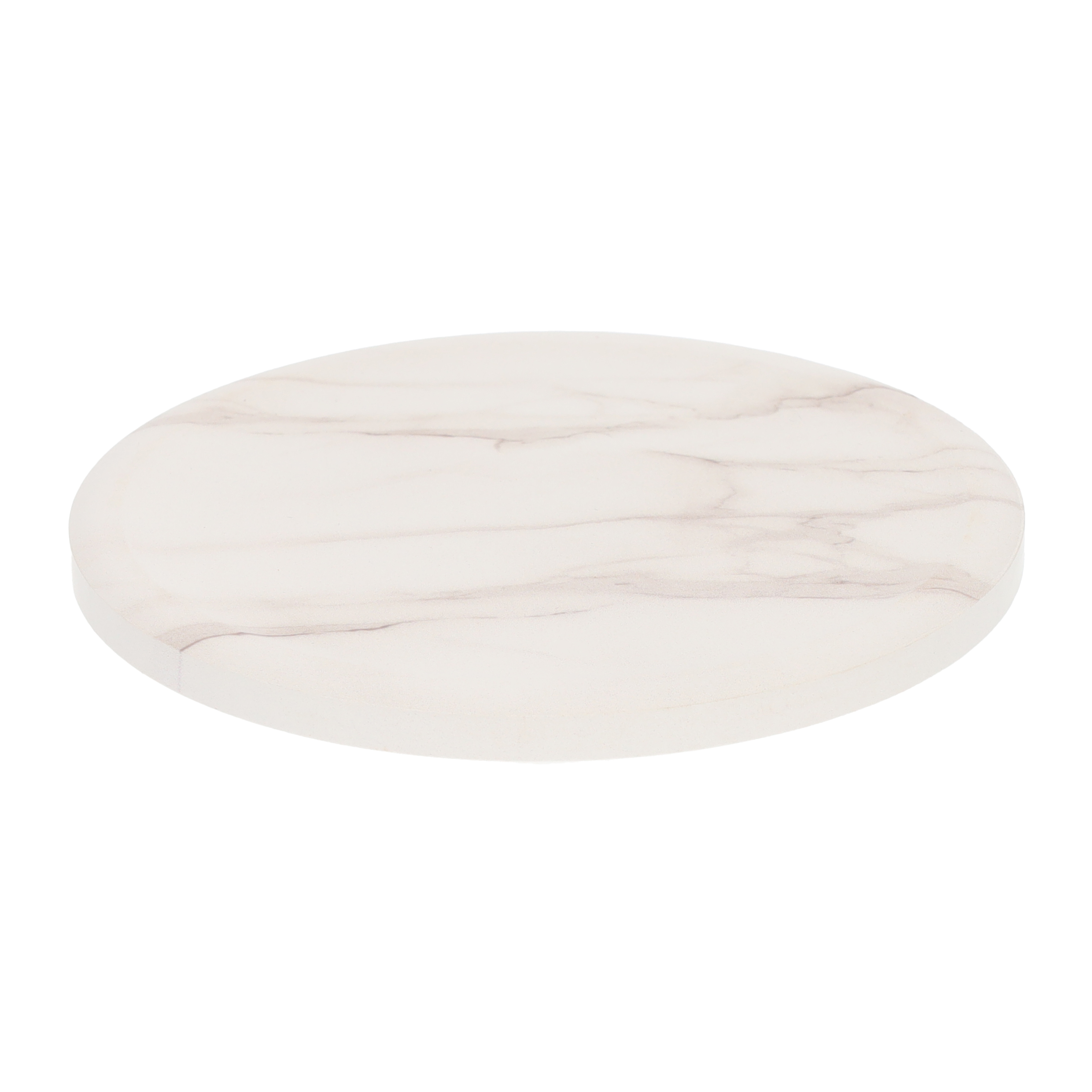 marmerlook onderzetter wit van hout