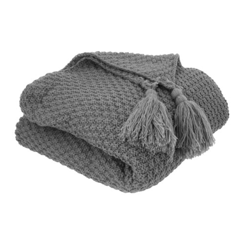 Plaid met kwastjes