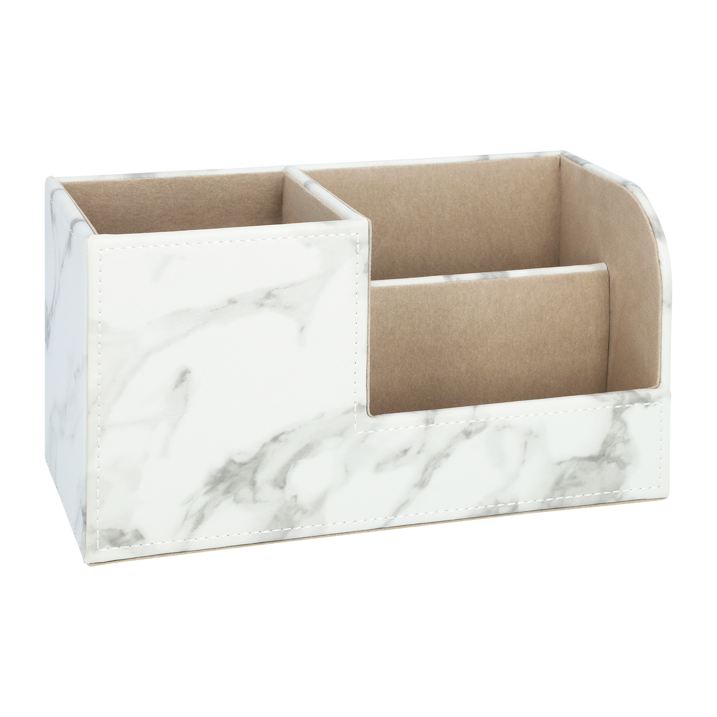 bureau organizer 3 vakken marmerlook