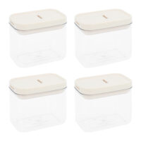 voorraadpotten plastic set van 4 500 ml
