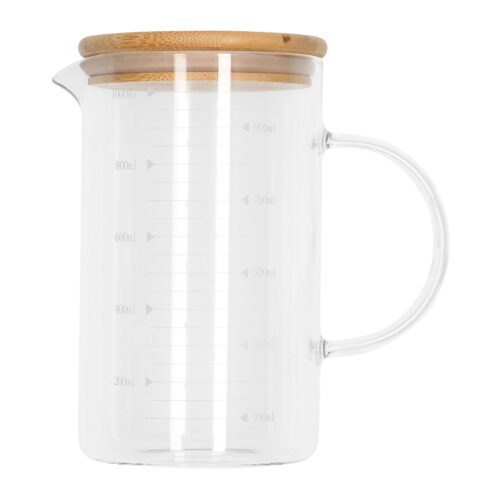 maatbeker met houten deksel 1000 ml