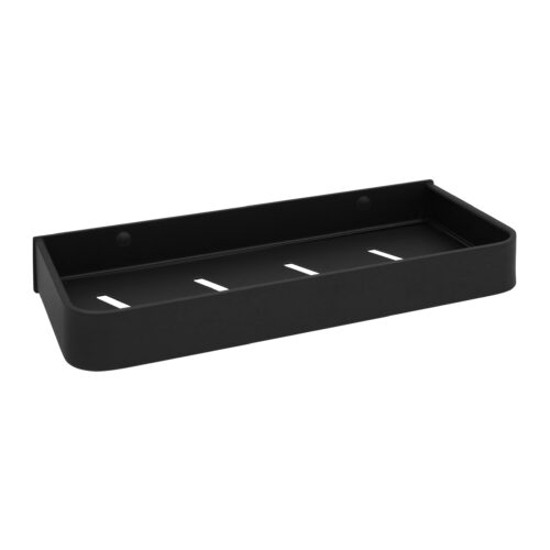 Zwart badkamer planchet 30 cm