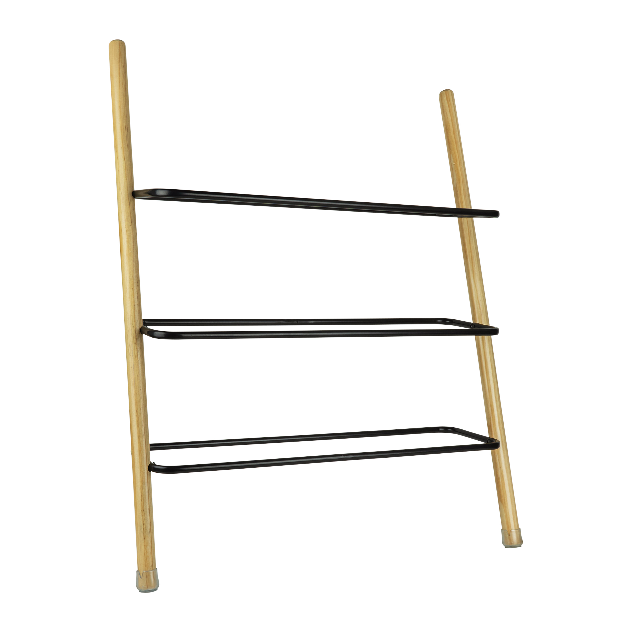 Schoenenrek 3 laags hout metaal