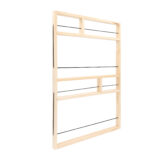 houten planken rek voor aan de muur
