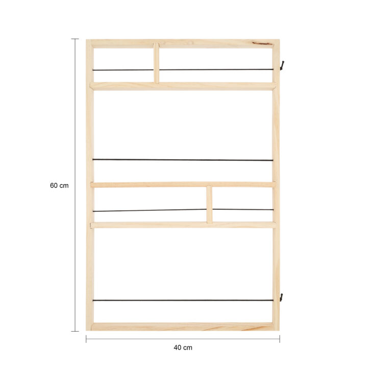 elastieken rek voor aan de muur van 40 bij 60 cm