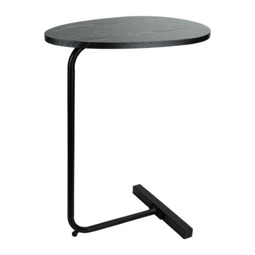 bijzettafel ovaal zwart
