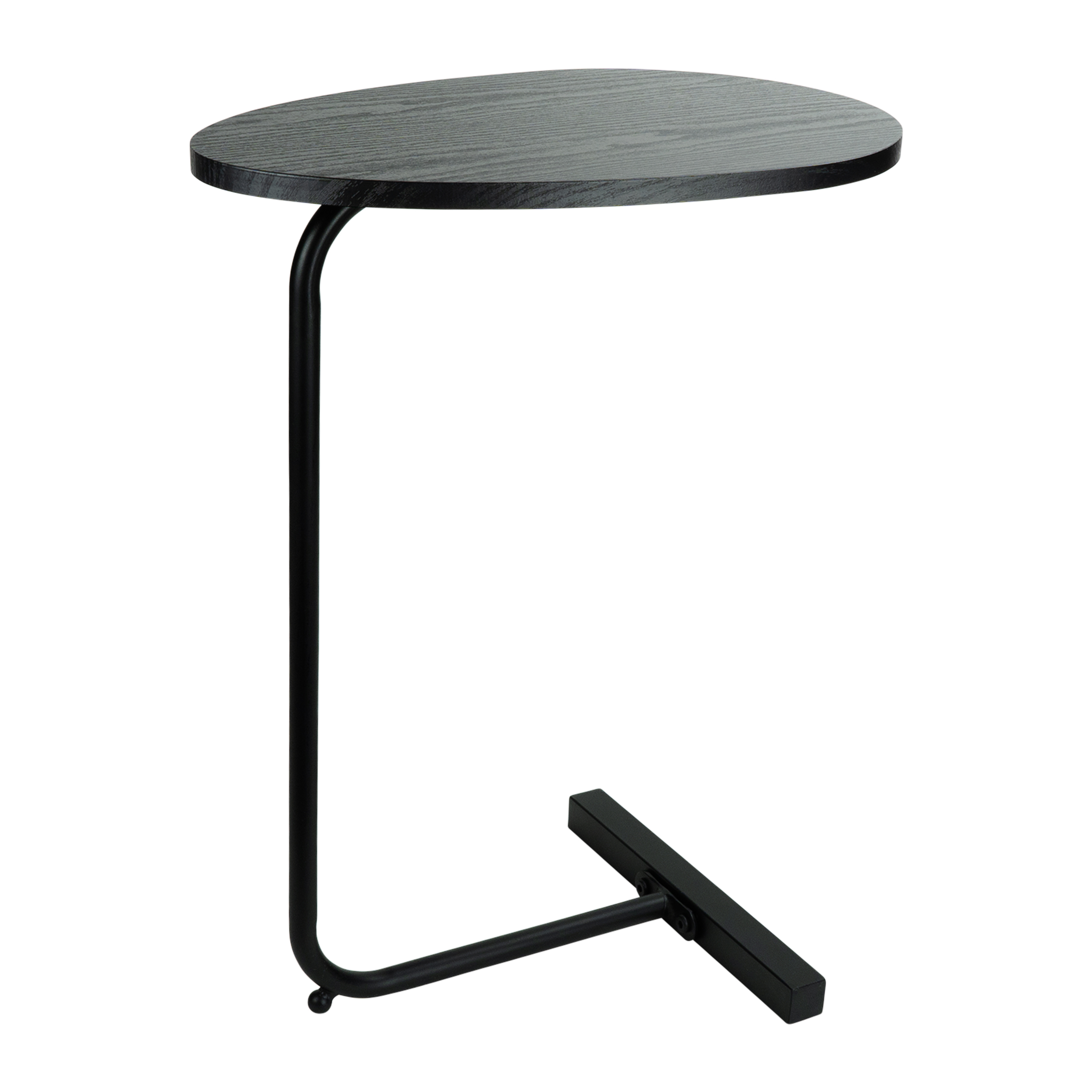 bijzettafel ovaal zwart