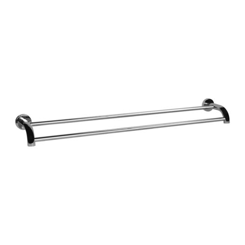 handdoekenrek rvs met 2 stangen