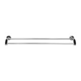 handdoekenrek rvs met 2 stangen