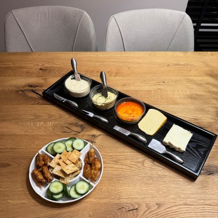 dienblad zwart langwerpig