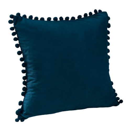 Kussenhoes bolletjes donkerblauw
