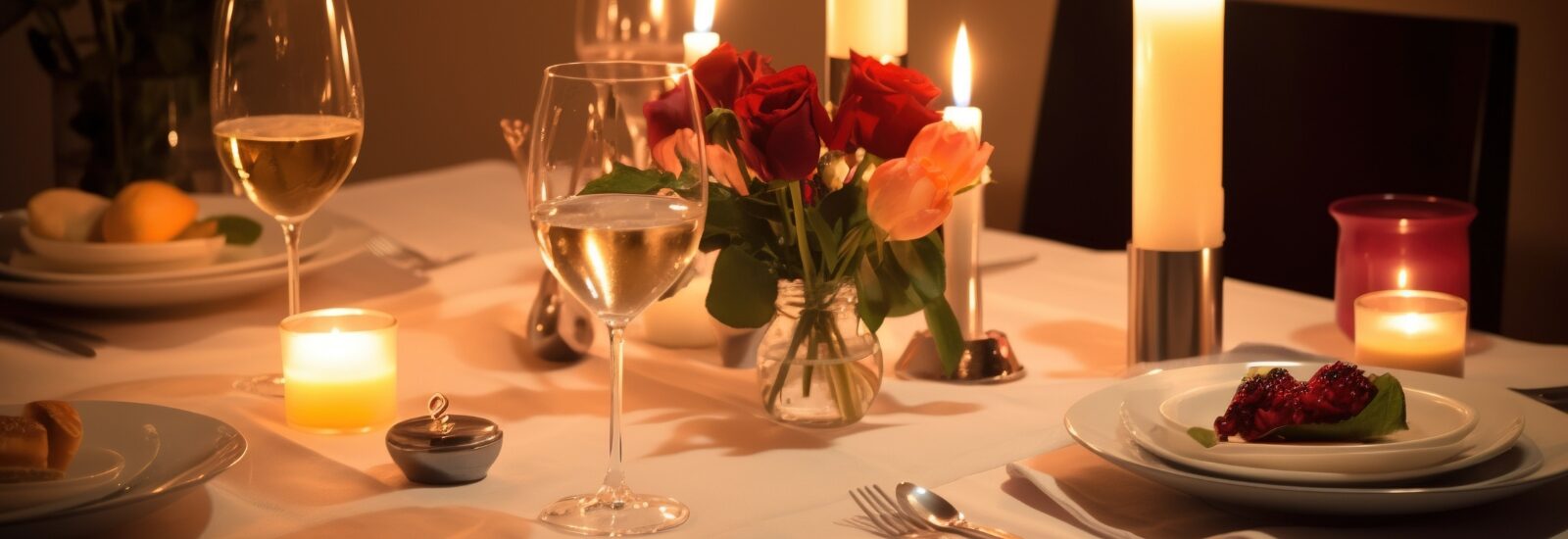 feest accessoires voor Kerstmis avondeten tafel instelling