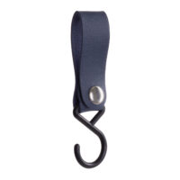 ophanghaak leren bandje blauw