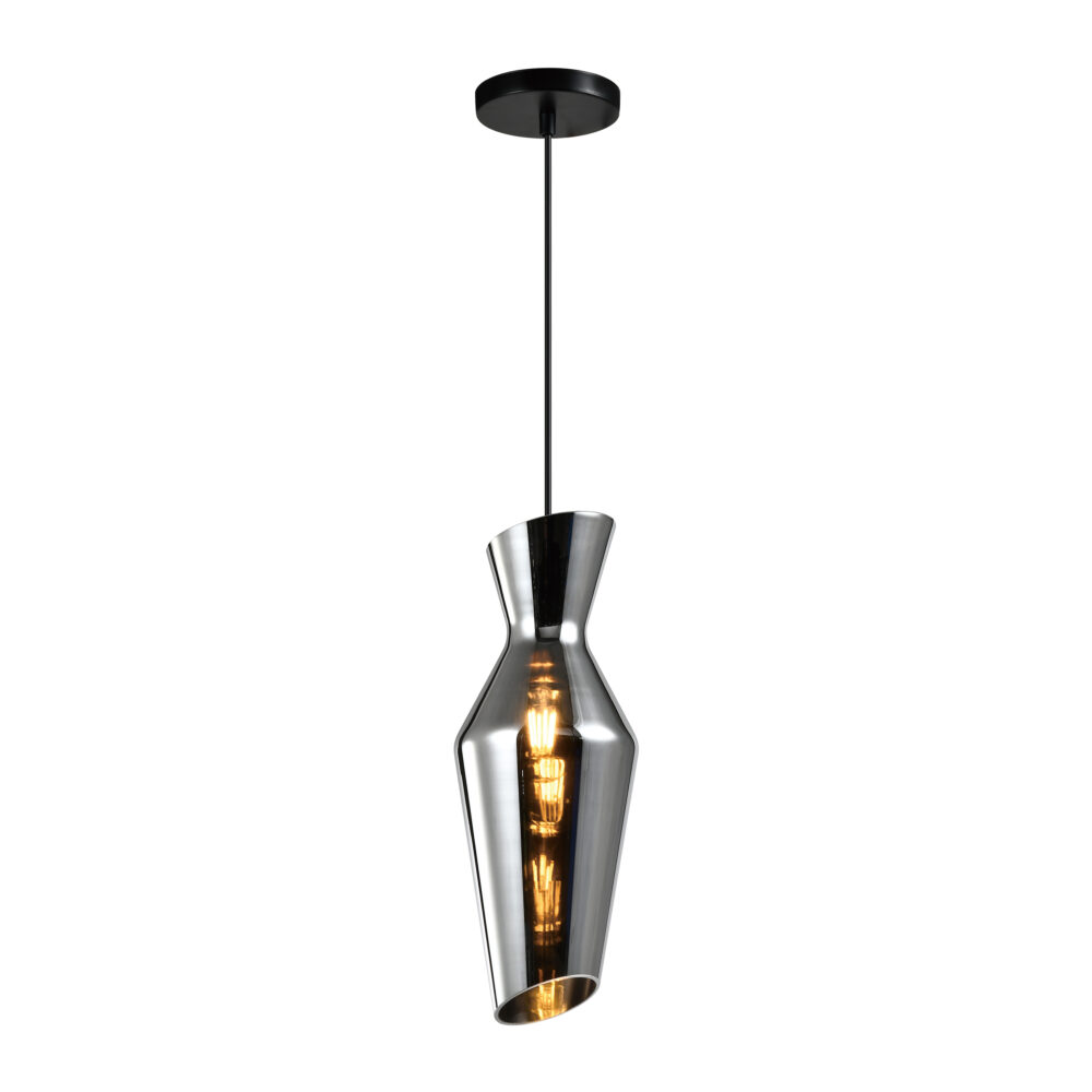 QUVIO Hanglamp  – Smoke glas – Grijs