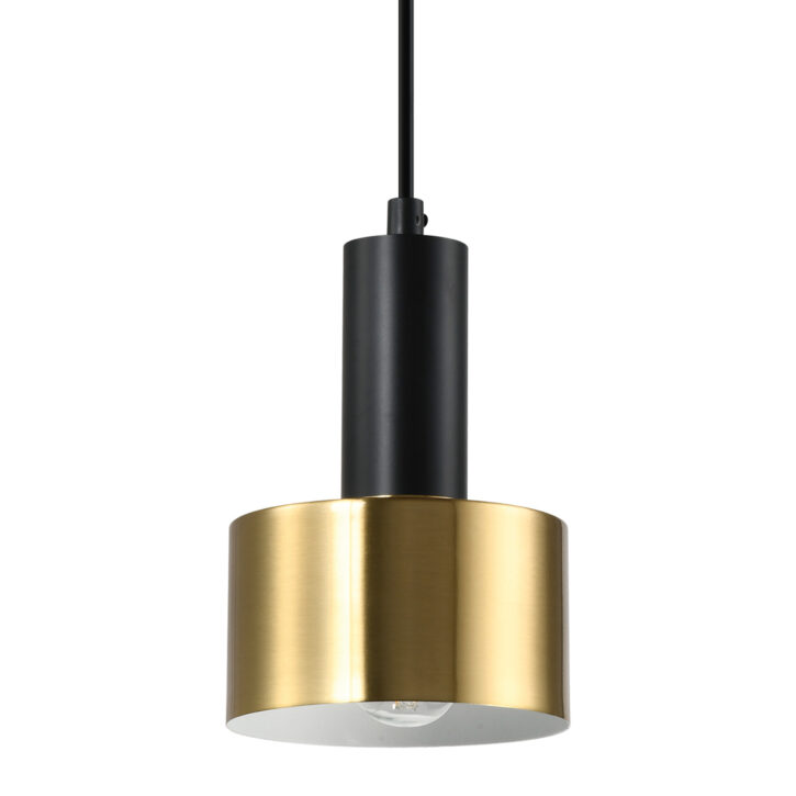hanglamp metaal zwart goud