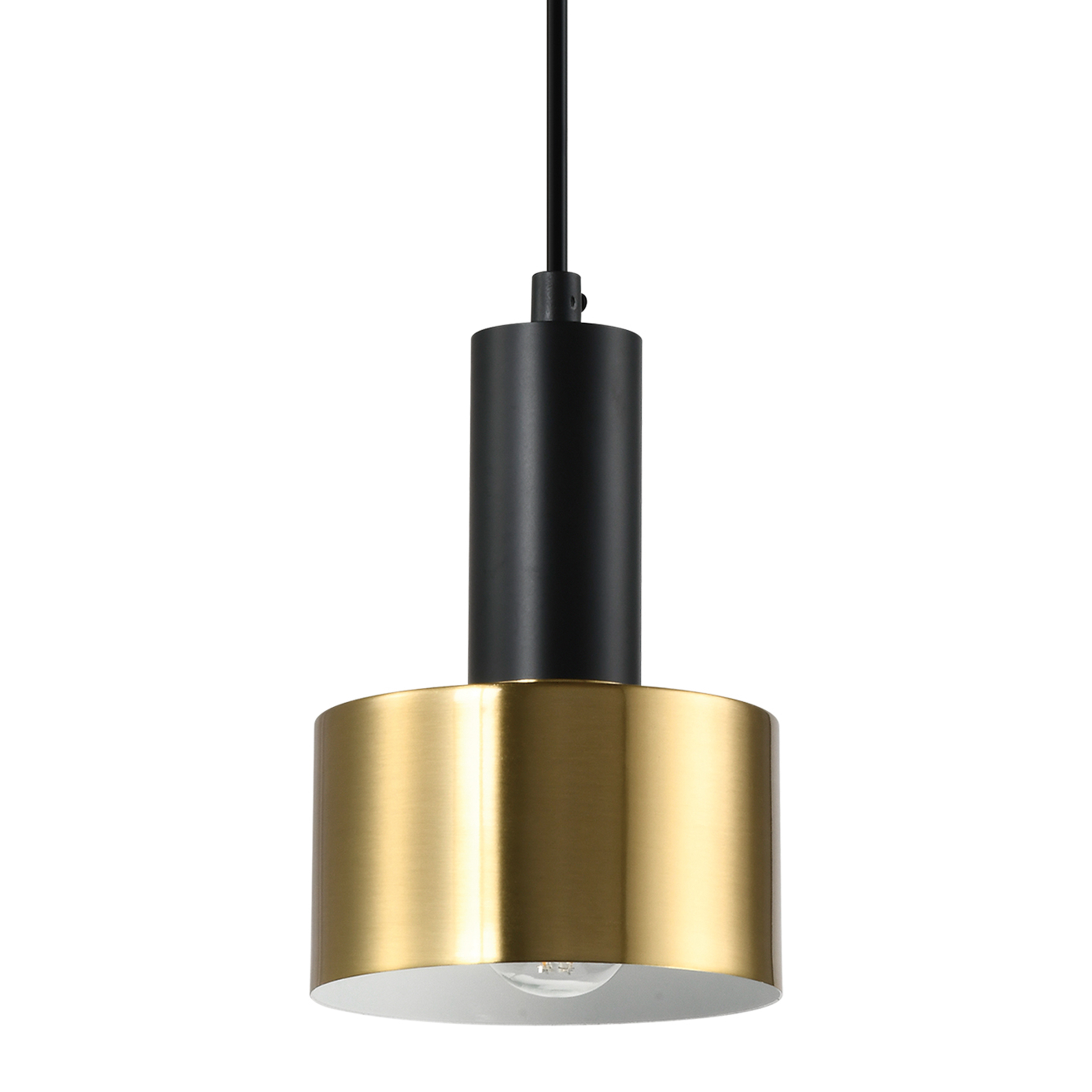 hanglamp metaal zwart goud