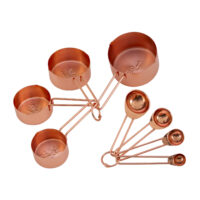 maatlepels maatcups roségoud