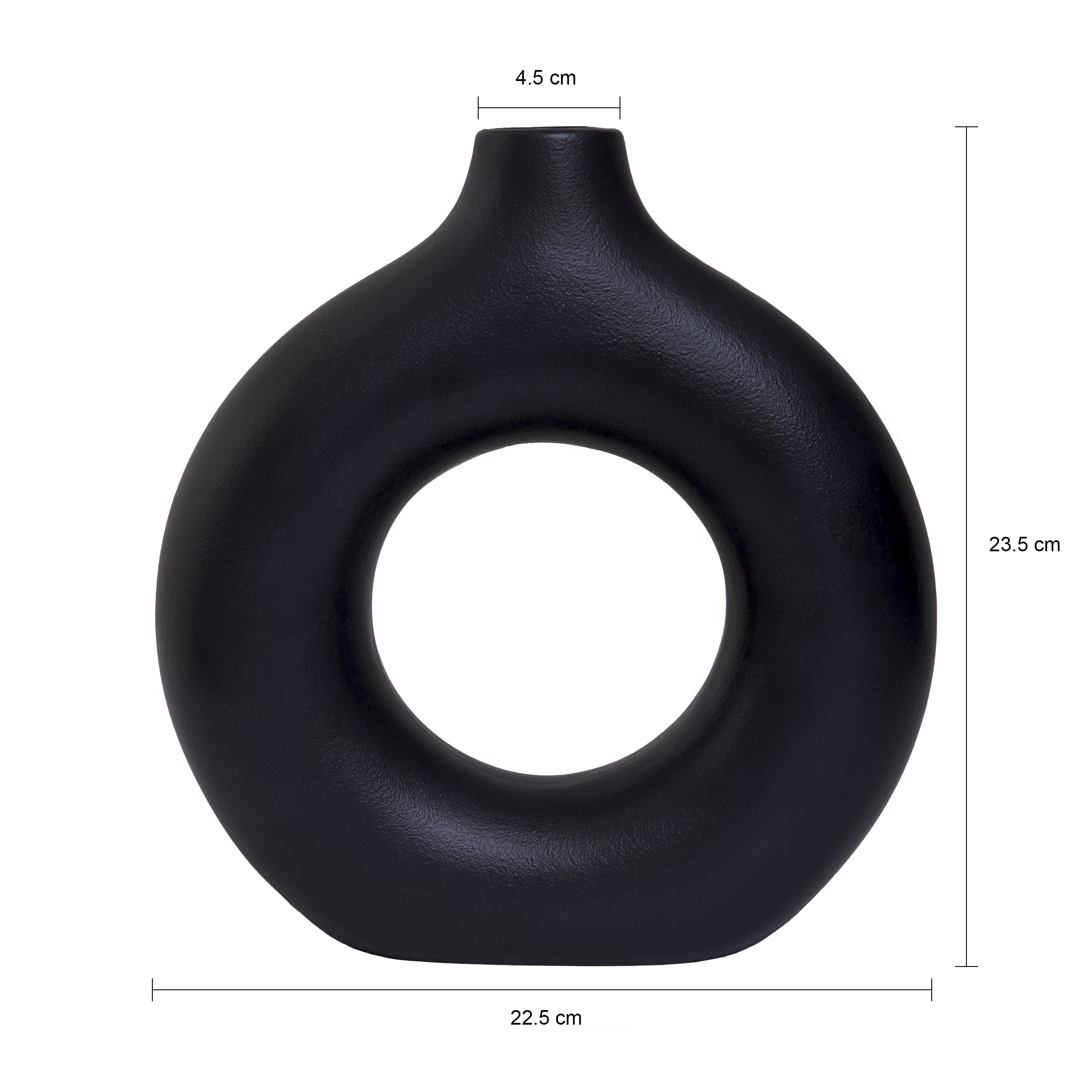 ronde donut vaas