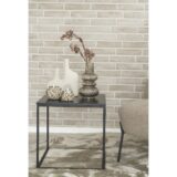 Mondgeblazen bruine vaas 25 cm, bolvormige bruine vaas, bruine vaas, bolvormige vaas, vaas, decoratieve vaas,