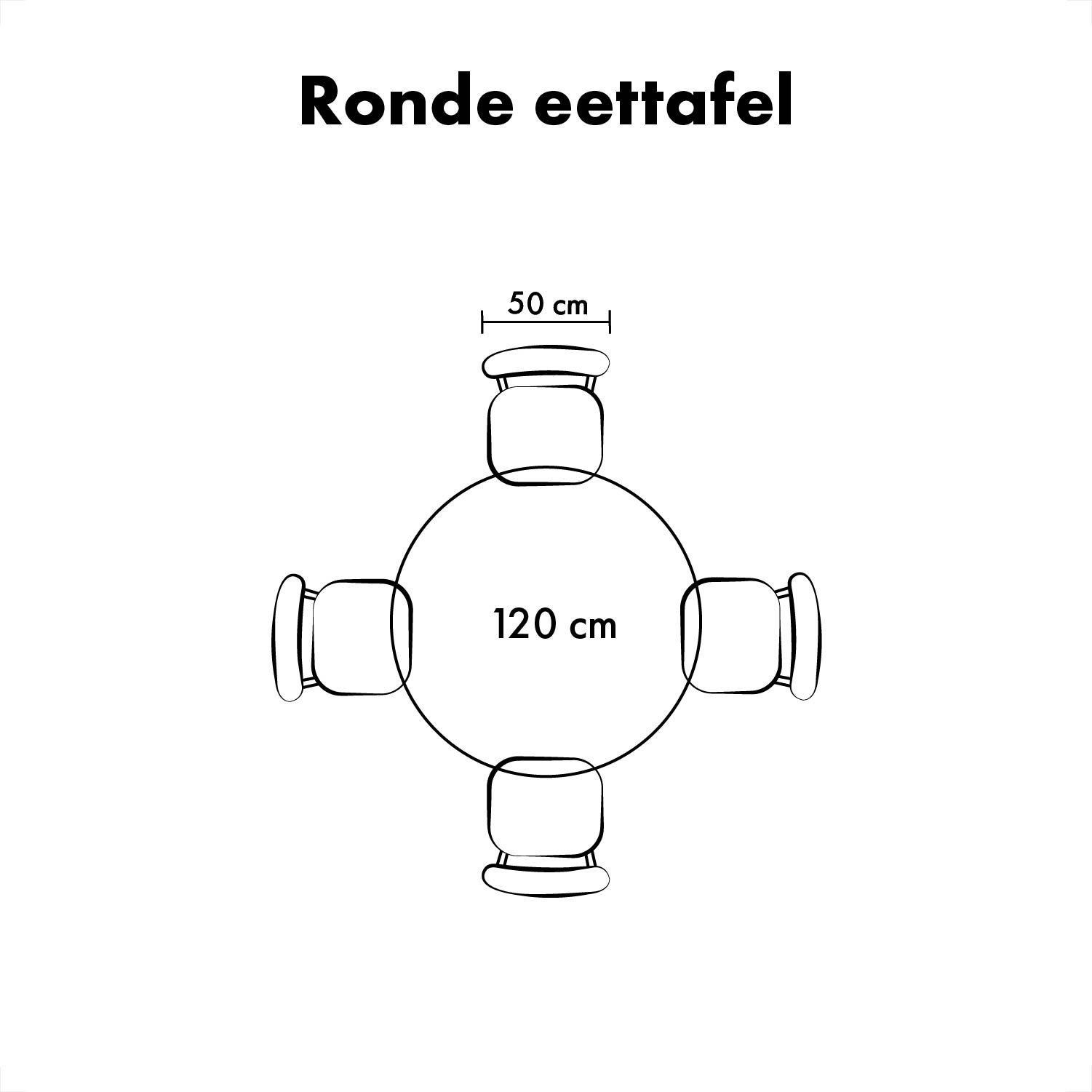 Lewis & Loft Lynn Ronde Eettafel Ø 120 cm – FSC®-gecertificeerd mangohout – Naturel