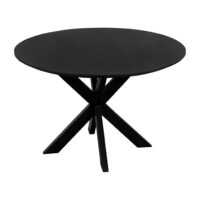 Ronde eettafel zwart