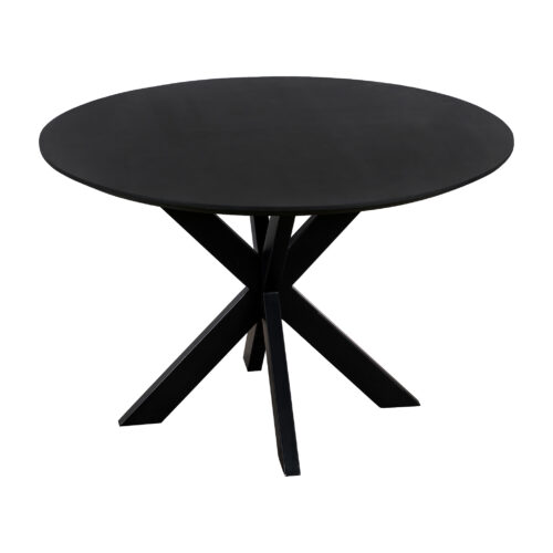 Ronde eettafel zwart