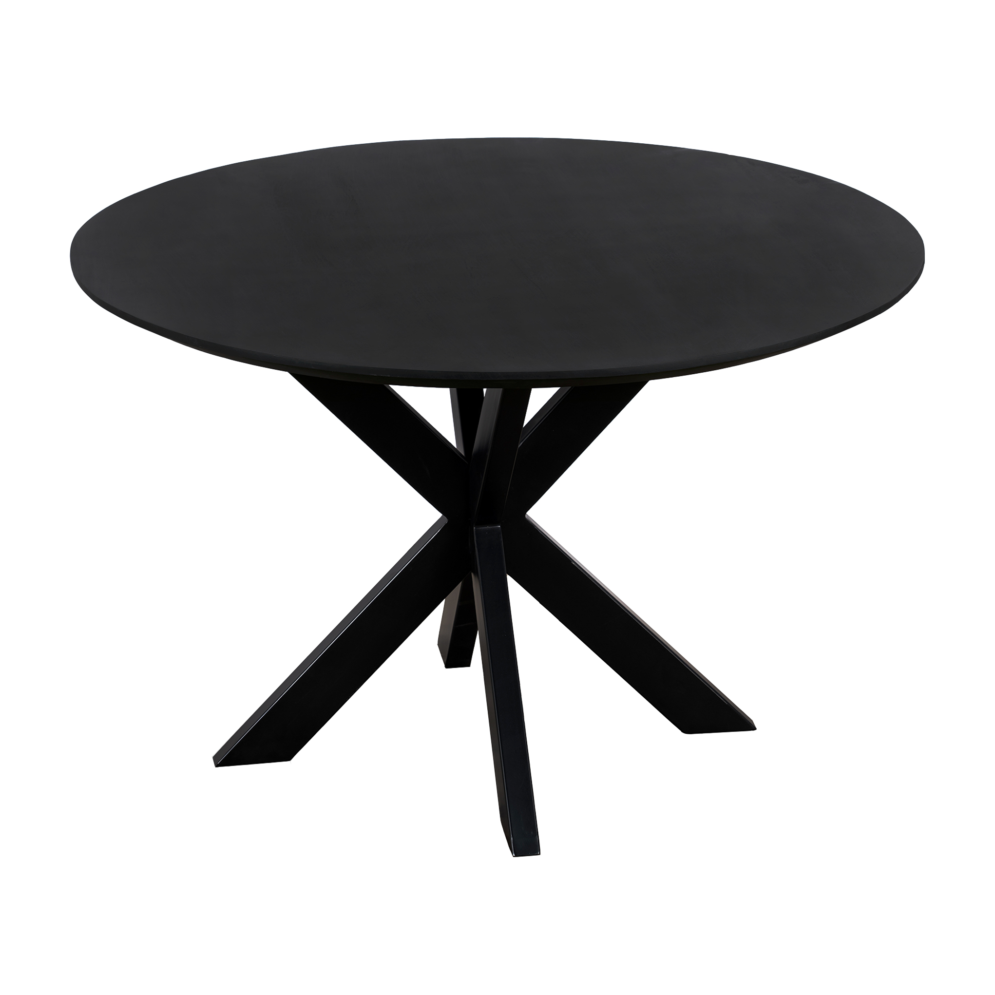 Ronde eettafel zwart