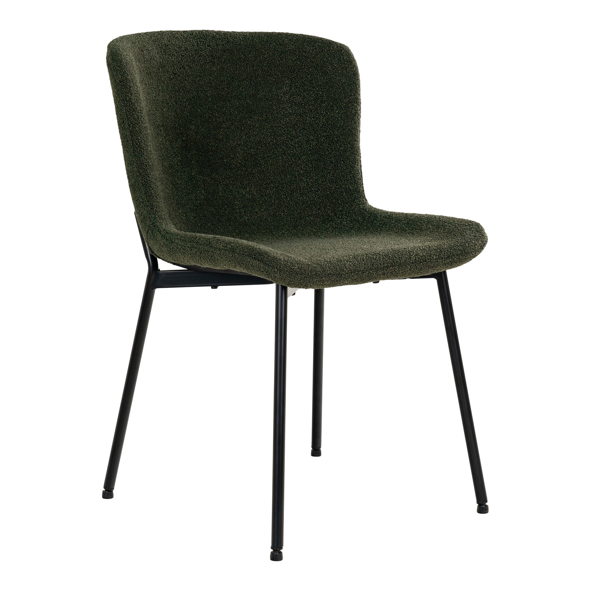 QUVIO Eetkamerstoel Monte Carlo – Zwart – Draaibaar – Ergonomisch Design – Set van 2