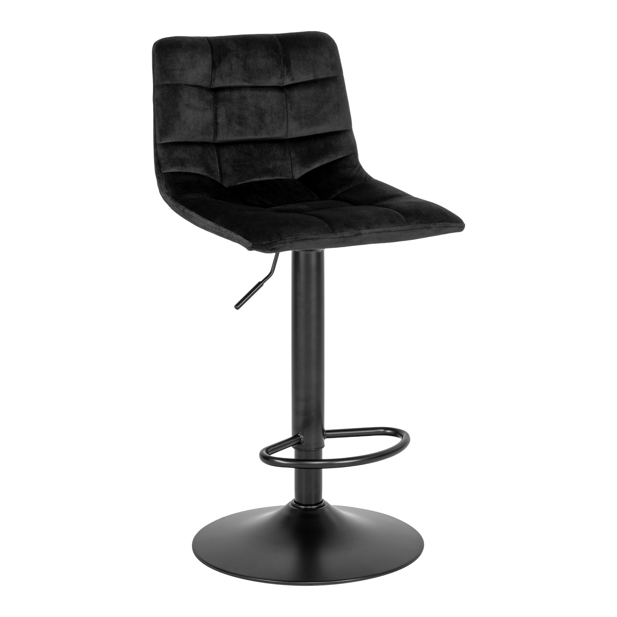 QUVIO Zori eetkamerstoelen – Set van 2 – Zwart bloemenpatroon – Stijlvol en comfortabel